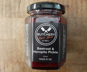 Coopers Beach Butchery Beetroot & Horopito Pickle