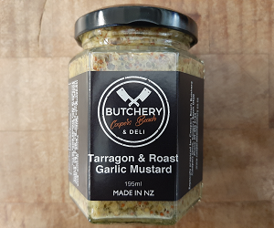 Coopers Beach Butchery Tarragon & Roast Garlic Mustard